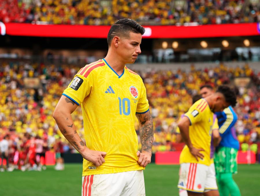 El futbolista colombiano James Rodríguez fue el capitán del seleccionado criollo en el Mundial de Norteamérica. Foto: Getty