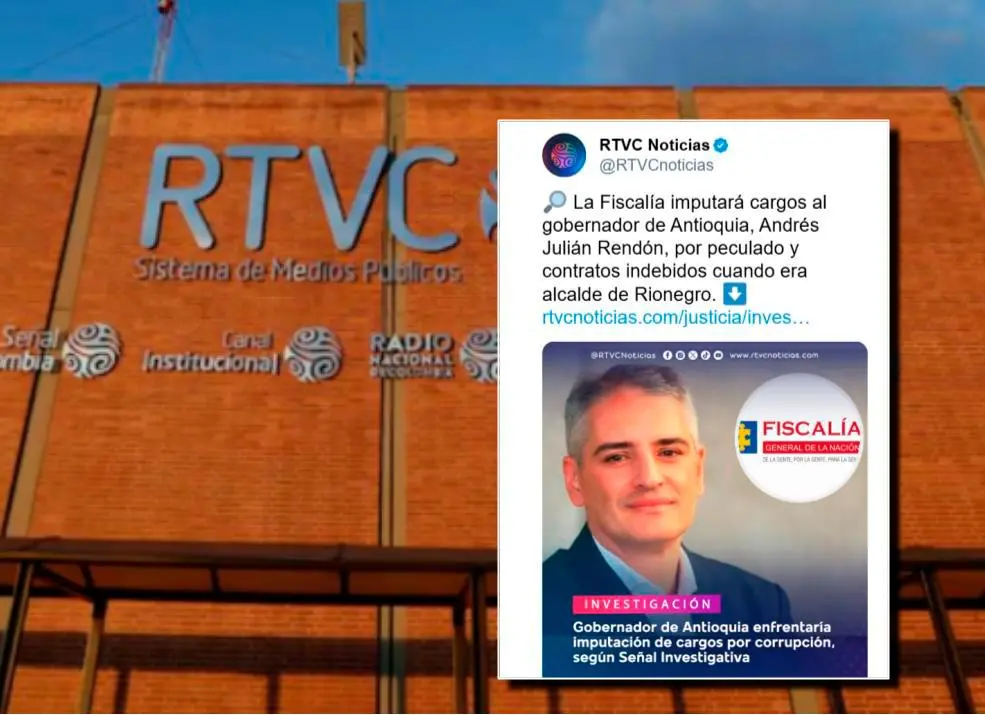 El canal público ha puesto a circular en sus canales de radio, televisión e internet contenidos sobre una supuesta imputación contra el gobernador Rendón y hasta atribuciones en su contra por falsos positivos. FOTOS<b><span class="mln_uppercase_mln"> Cortesía y Archivo</span></b>