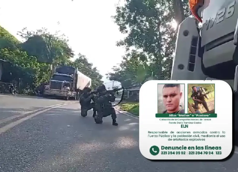 El atentado ocurrió en jurisdicción del municipio de Valdivia, en un sector conocido como La Paulina. FOTO: Cortesía