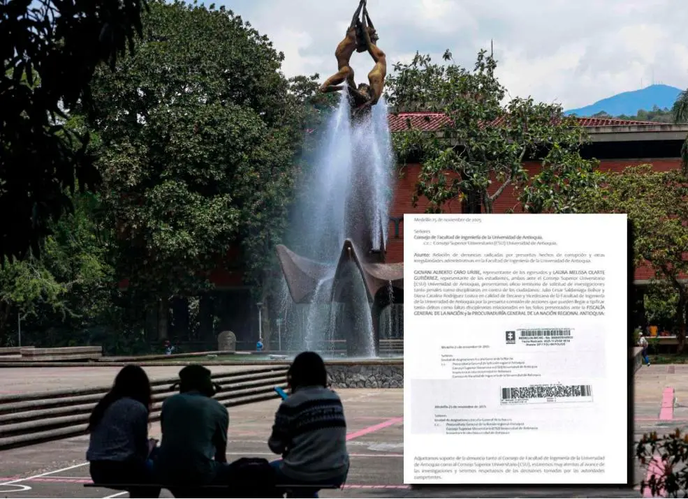 En la Universidad de Antioquia piden revisar unos contratos firmados en la Facultad de Ingeniería. FOTO Manuel Saldarriaga
