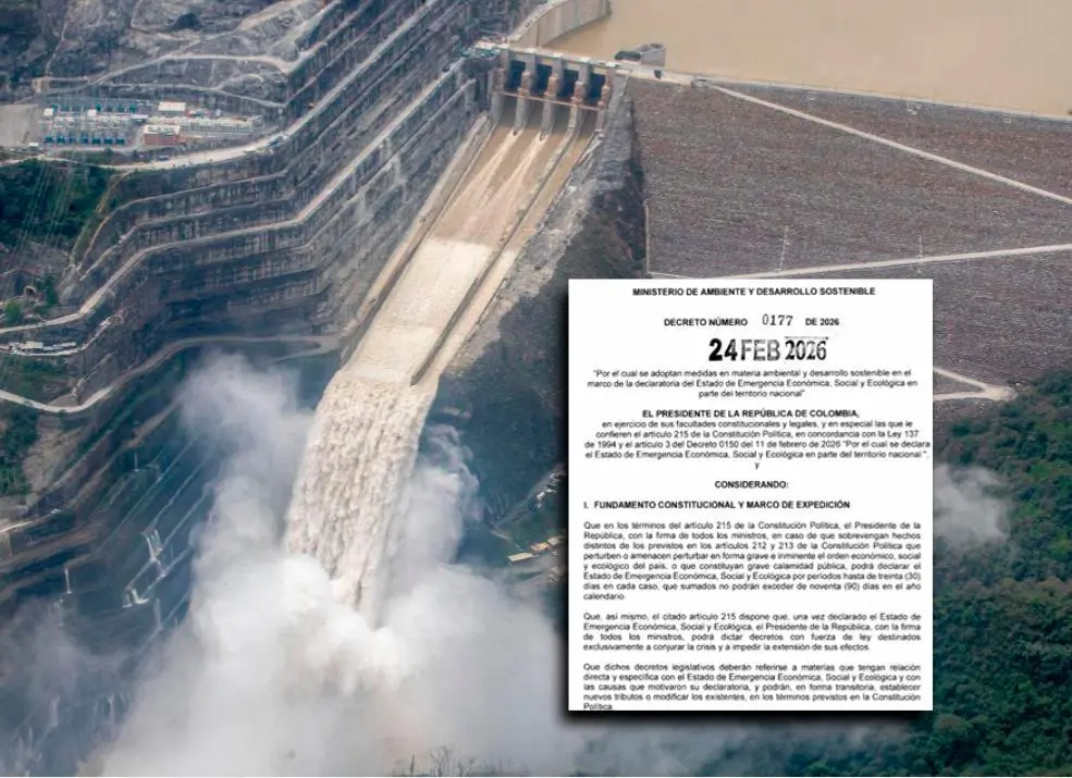 El embalse de Hidroituango tiene un volumen de 2.720 millones de metros cúbicos y una longitud de 78 kilómetros. La central funciona con un esquema a filo de agua. FOTO Juan Antonio Sánchez