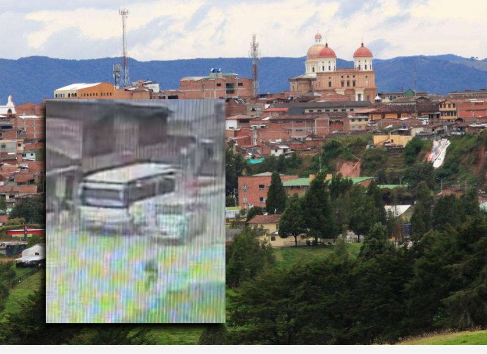 El siniestro ocurrió en el sector El Camellón, de Santa Rosa de Osos. FOTOS: Cortesía