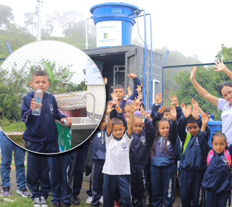 Alcaldes, rectores y docentes podrán postular sus sedes para este programa de soluciones de agua potable hasta el 30 de abril. FOTO: Cortesía Gobernación de Antioquia.