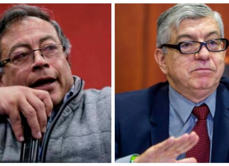 Gustavo Petro y César Gaviria FOTO EL COLOMBIANO Y COLPRENSA