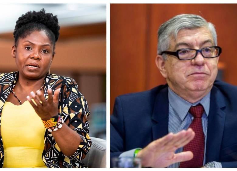 Francia Márquez, fórmula vicepresidencial de Gustavo Petro, y César Gaviria, expresidente y líder del Partido Liberal. FOTO EL COLOMBIANO Y COLPRENSA