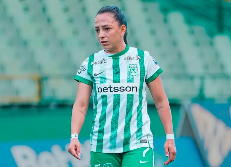 La delantera Sara Sofía Martínez de Atlético Nacional fue prestada a Santa Fe para reforzar el equipo cardenal en Copa Libertadores Femenina. FOTO CORTESÍA ATLÉTICO NACIONAL 