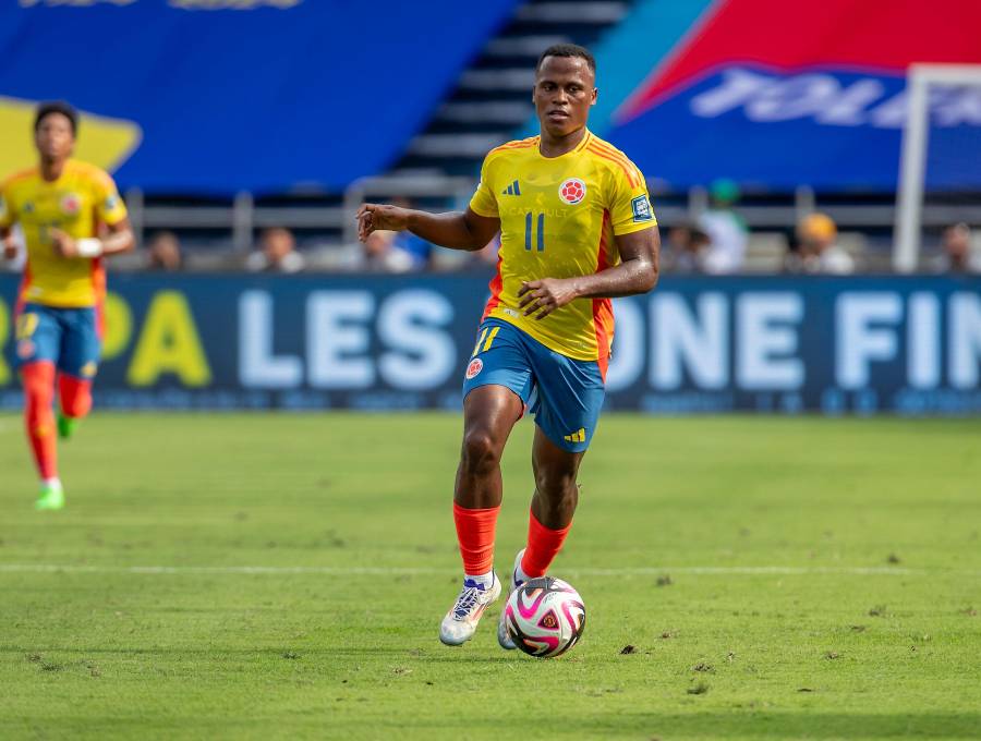 El futbolista chocoano Jhon Arias suma cuatro goles en 35 encuentros disputados con la Selección Colombia. Foto: Juan Antonio Sánchez