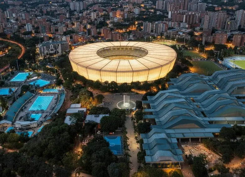 Animación del nuevo estadio Atanasio Girardot, con capacidad para 60.000 espectadores. FOTO: Cortesía Alcaldía