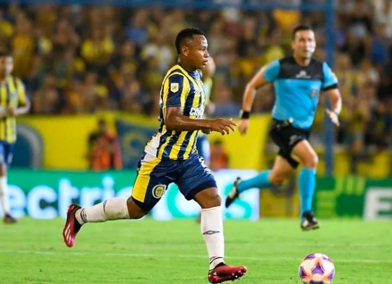 Jaminton Campaz, la gran figura de Rosario Central en la Copa de la Liga Argentina. FOTO INSTAGRAM JAMINTON CAMPAZ