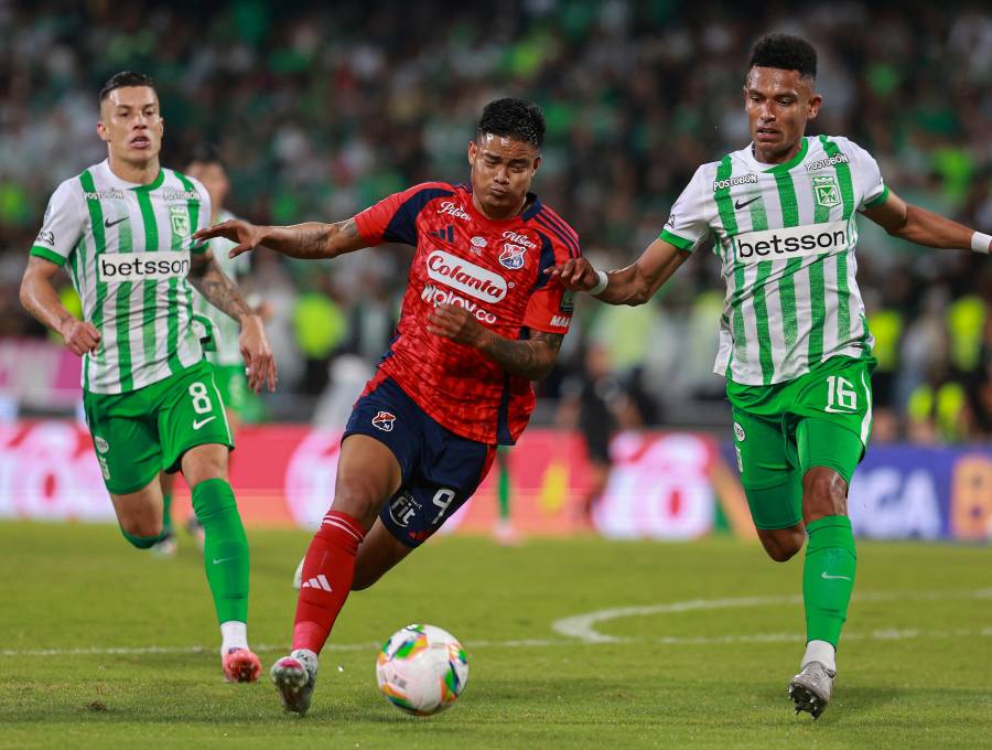Nacional y Medellín se alistan para jugar la final de la Copa Betplay. Los partidos serán este sábado (5:00 p.m.) y el próximo miércoles (7:30 p.m.). Foto: Manuel Saldarriaga Quintero.