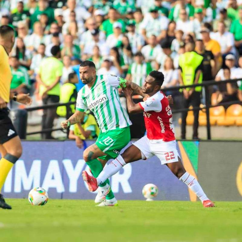 Atlético Nacional recibe en el Atanasio Girardot a Santa Fe, con la obligación de volver a la victoria. FOTO CAMILO SUÁREZ 