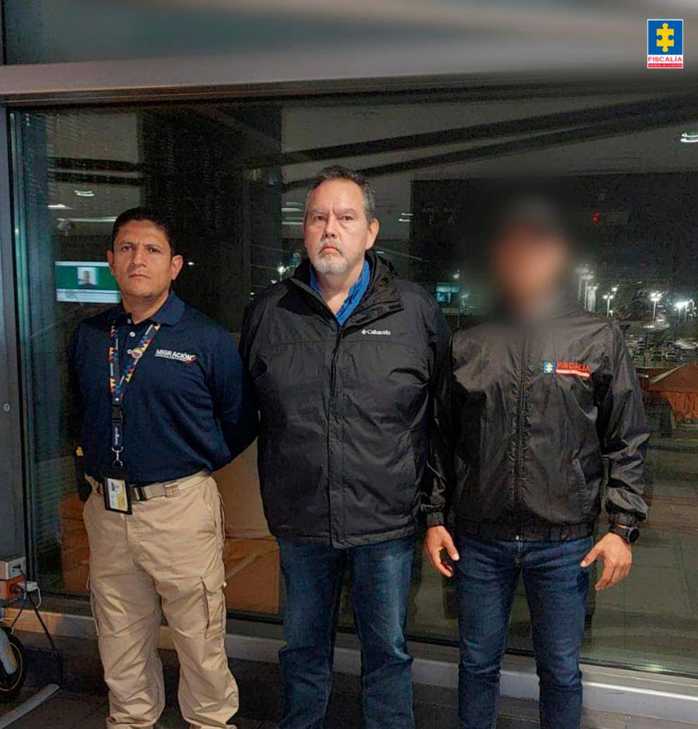  Jorge Enrique Pedraza Reyes (“Tony”), capturado en Bogotá con fines de extradición. FOTO: CORTESÍA DE FISCALÍA.