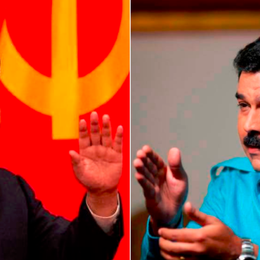 El presidente de China, xi jinping y el de Venezuela, Nicolás Maduro. FOTO: ARCHIVO Y GETTY