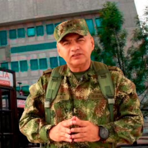 El brigadier general Jhon Jairo Rojas Gómez fue acusado por varios delitos cuando se desempeñó como comandante del Comando Conjunto número 2 del suboccidente del Ejército. FOTOS: Colprensa y cortesía 