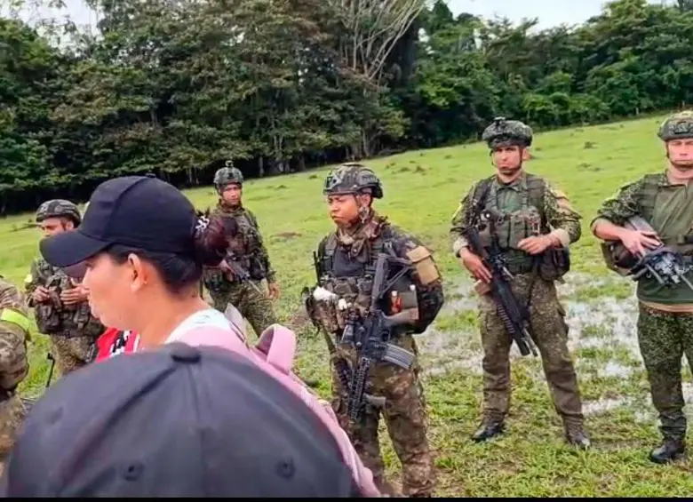 Los militares permanecen retenidos desde este lunes 25 de agosto. FOTO CORTESÍA
