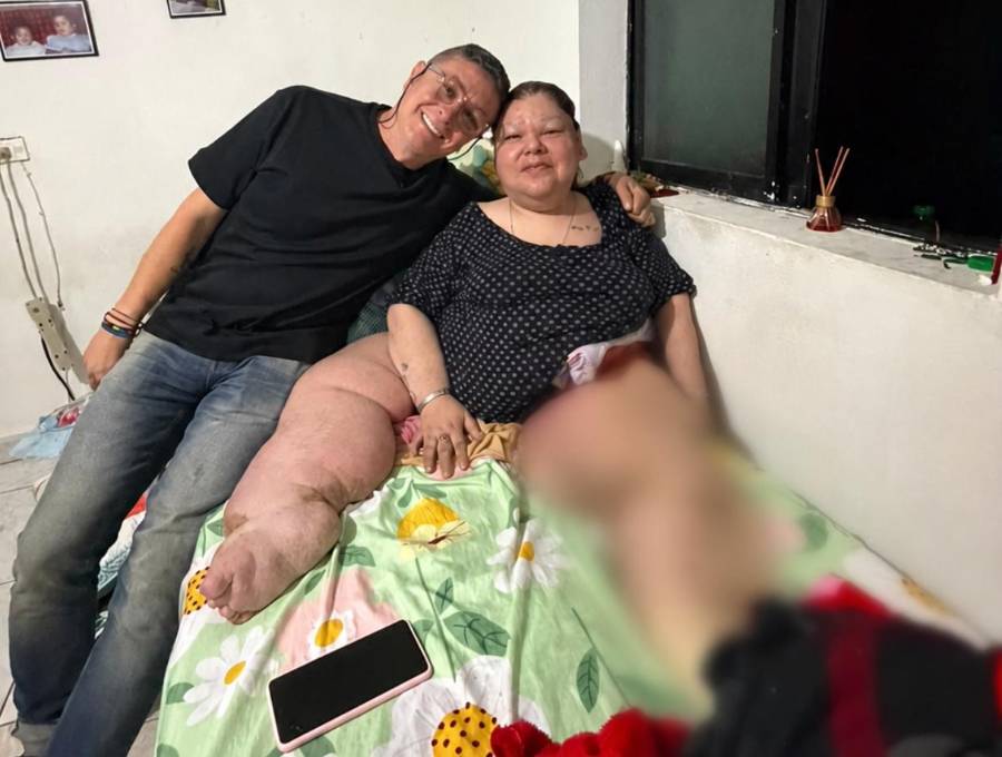La única fuente de ingresos con la que sobreviven Ángela y su madre es una pequeña tienda instalada en el primer piso de su vivienda. FOTO Cortesía. 