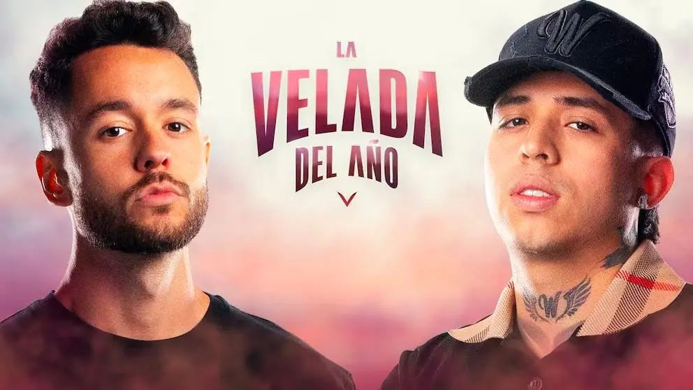 La pelea de TheGrefg y Westcol fue la que cerró La Velada del Año 5. FOTO La Velada del Año