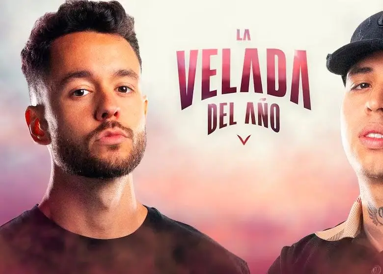 La pelea de TheGrefg y Westcol fue la que cerró La Velada del Año 5. FOTO La Velada del Año