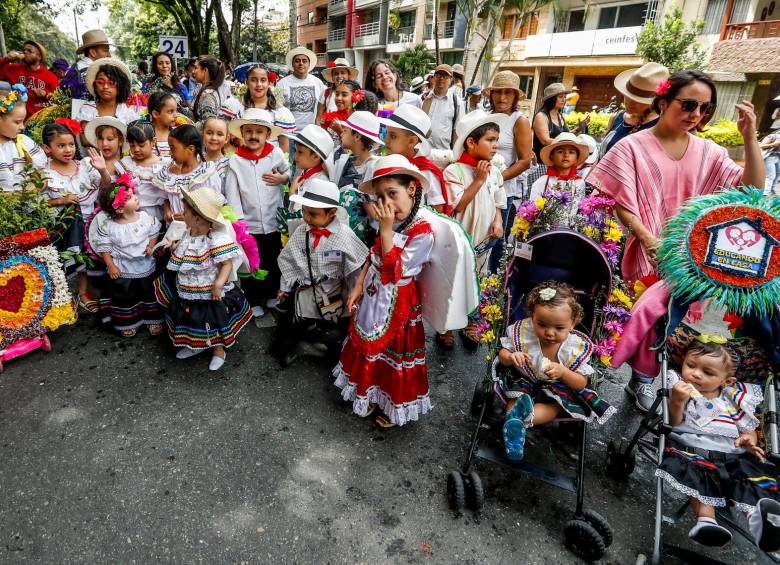 Imagen de la celebración del Desfile de Silleteritos de La Floresta en 2021. FOTO: JAIME PÉREZ