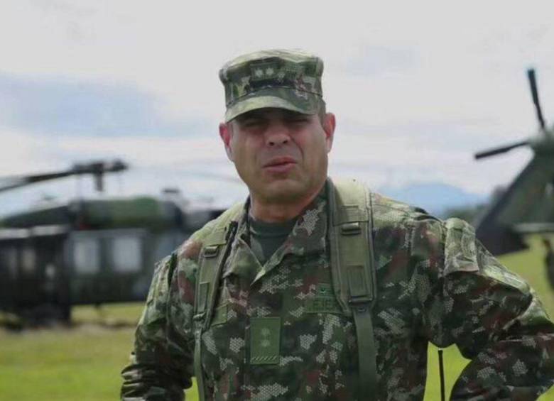Brigadier general Federico Mejía, señalado de presuntamente favorecer a una persona en medio de un operativo en el Cauca en 2024. Foto: redes