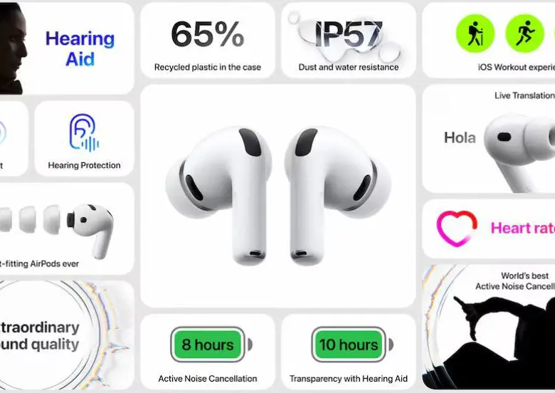 Los de Cupertino revelaron la tercera generación de sus auriculares inalámbricos. FOTO cortesía Apple