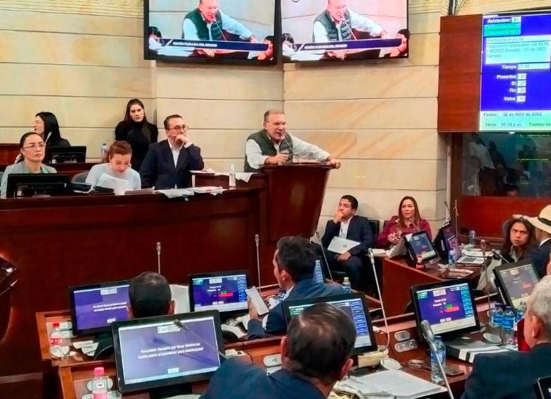 El nuevo código electoral está en trámite en el Congreso. FOTO: Cortesía prensa Roy Barreras