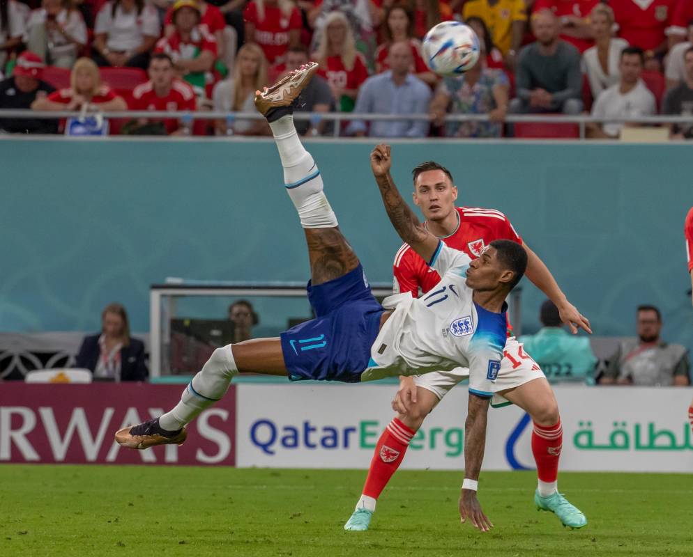 La selección de Inglaterra certificó su clasificación este martes a los octavos de final del Mundial. FOTO: JUAN ANTONIO SÁNCHEZ