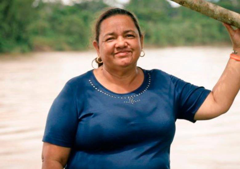 Jani Silva, lideresa ambiental de Putumayo. FOTO: TOMADA DE TWITTER @Justiciaypazcol