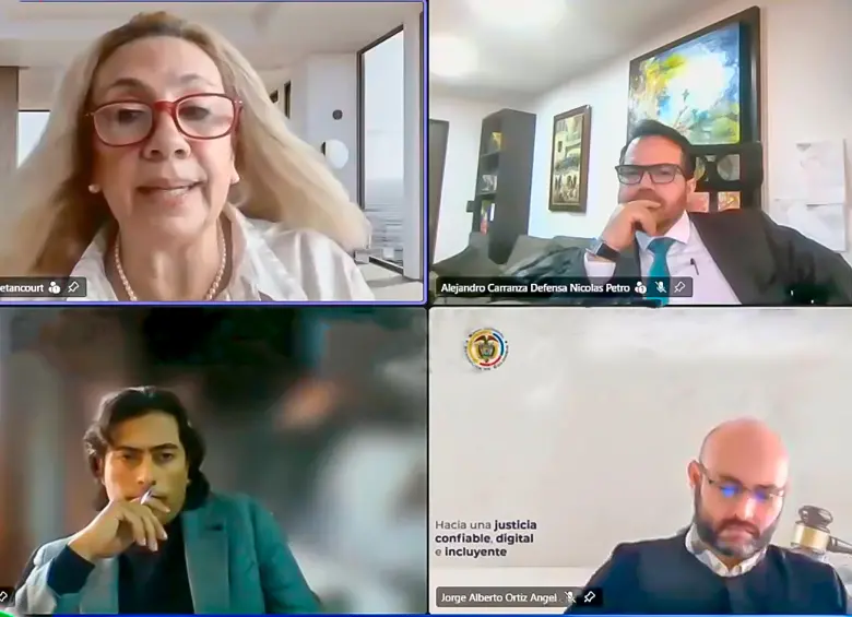 Nicolás Petro, hijo del Presidente Gustavo Petro. FOTO: Captura de video