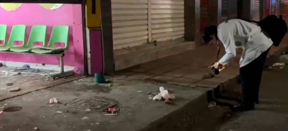 El ataque se registró hacia las 6:40 p.m. de este jueves. FOTO CAPTURA DE PANTALLA 