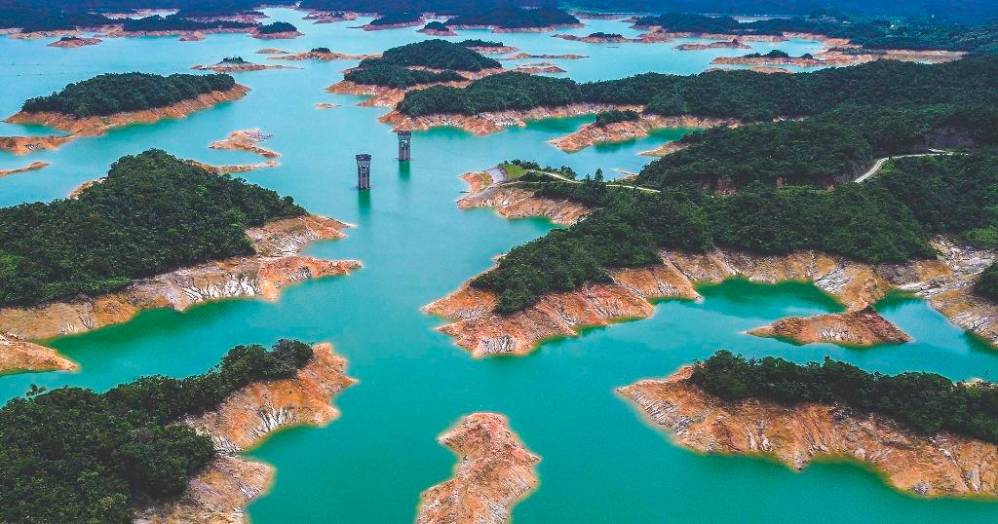 El embalse El Peñol-Guatapé es una pieza clave en la energía nacional. FOTO: ARCHIVO