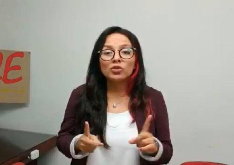Jennifer Pedraza fue elegida representante a la Cámara por Bogotá luego de liderar el paro estudiantil de 2018 al inicio del gobierno de Iván Duque. FOTO CORTESÍA