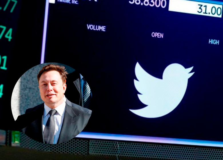La oferta de Musk es de 54,20 dólares por acción de Twitter. FOTO EFE
