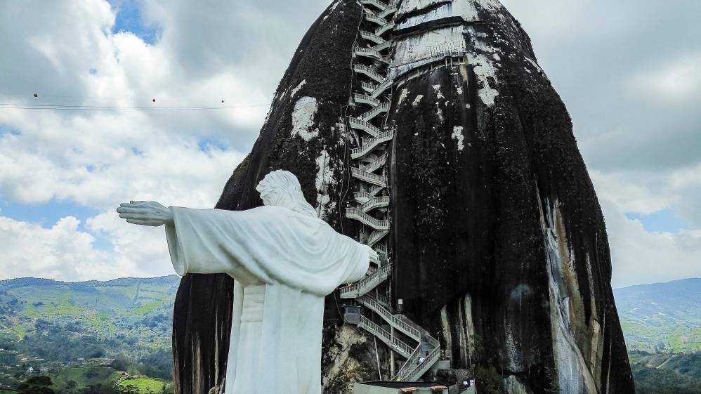 La Piedra del Peñol es eje del turismo en el Oriente antioqueño. FOTO Camilo Suárez