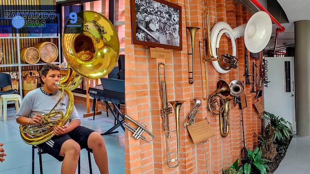Ahora los retos incluyen integrar este espacio en un plan que genere desarrollo económico en el municipio. “Fomentar el turismo en la región a través del arte, la cultura y el mejoramiento de otros espacios como vías y escenarios deportivos”, enfatiza Wilson. La Escuela es un sueño cumplido para la comunidad y una melodía de esperanza y progreso que apenas empieza. En la foto, personal y estudiantes de la Escuela de Música frente a la obra finalizada. 