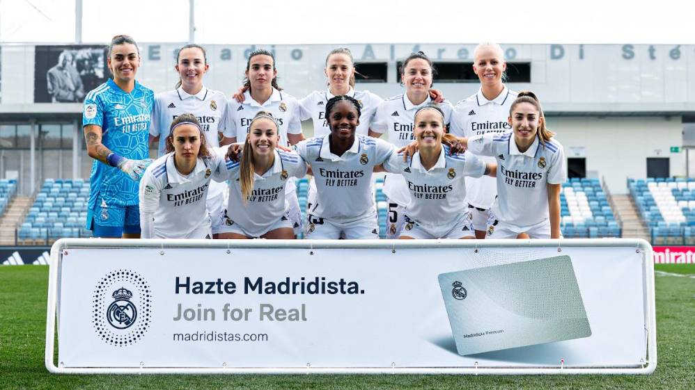 El equipo blanco va de segundo en la liga, a 10 puntos del Barcelona que es el líder. Foto: Twitter @realmadridfem