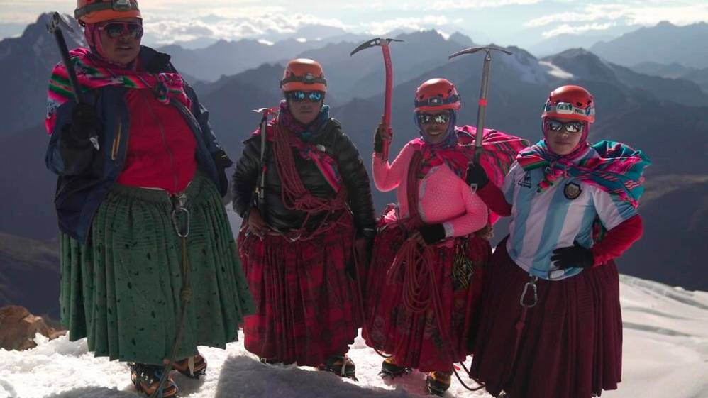 Antes de convertirse en andinistas, muchas de ellas eran amas de casa, porteras o cocineras, según la cobertura que hizo la AFP. Foto: AFP