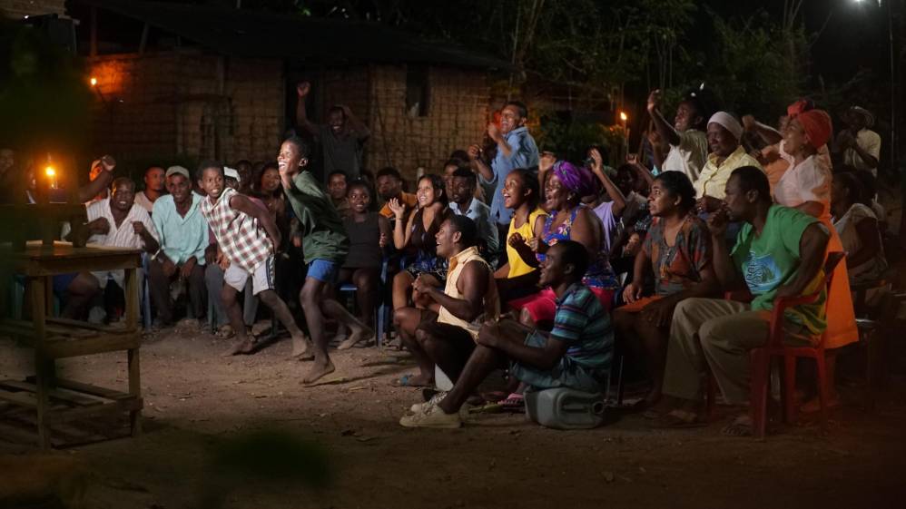 La historia de La Suprema, un pueblo real en el norte de Bolívar, guarda parecido con el pueblo natal de Kid Pambelé, San Basilio de Palenque. FOTO: Cortesía Cumbia Films y Kike Bossa.