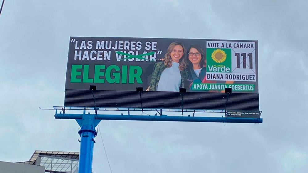 Diana Rodríguez es candidata a la Cámara de Representantes por Bogotá y ha recibido el respaldo de Juanita Goebertus. FOTO TWITTER