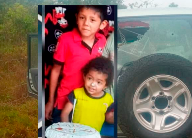 Briangis Prada y Delvis Arbey Prada de cinco y nueve años fueron dos de las víctimas de la masacre. FOTO: CORTESÍA ARAUCA ONLINE.