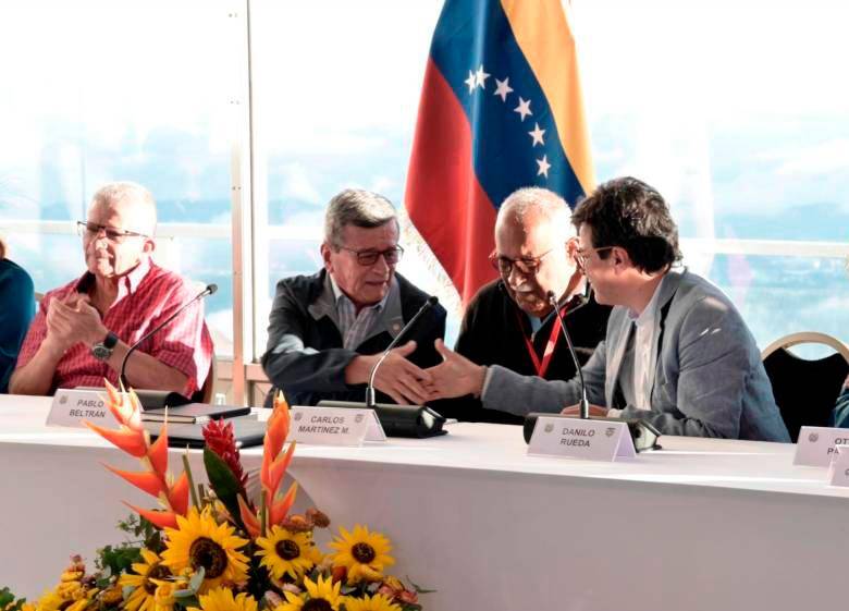 Los delegados en la mesa de negociación invitaron a Estados Unidos y otros siete países a acompañar el proceso de paz con el ELN. FOTO: CORTESÍA