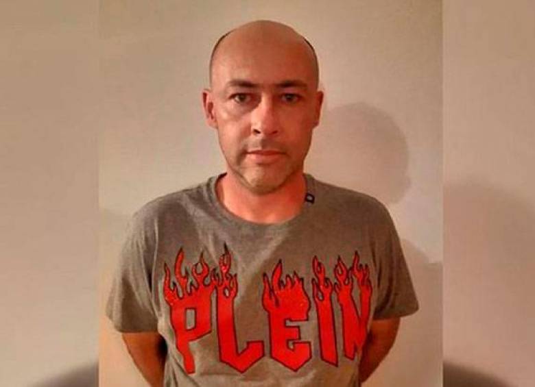 John Fredy Zapata Garzón, alias “Candado” o “Messi”, extraditable al servicio del Clan del Golfo. FOTO: CORTESÍA POLICÍA.