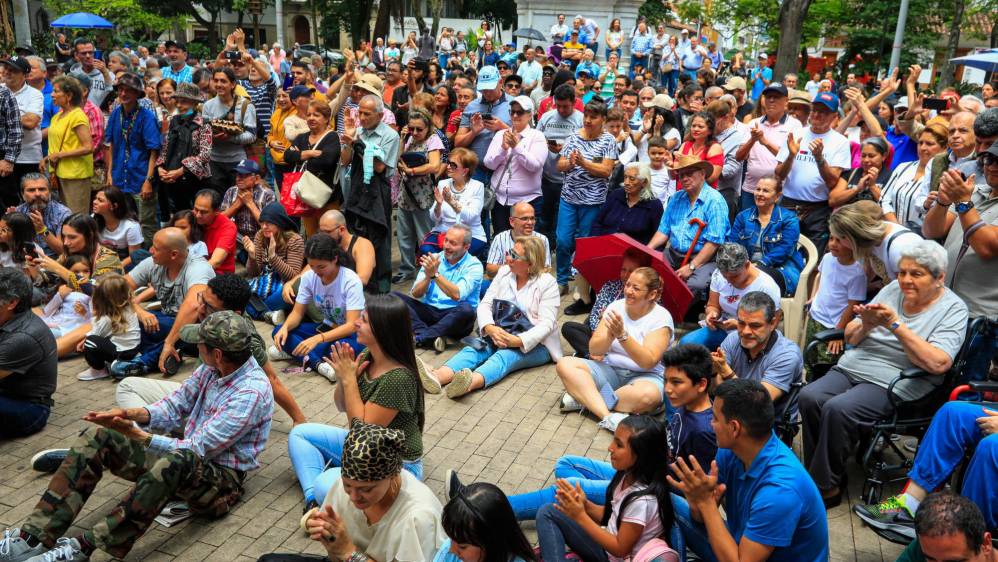 El público respondió positivamente a la convocatoria. Foto: MANUEL SALDARRIAGA QUINTERO.
