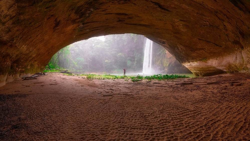 El ojo de Caracas es una caverna que se encuentra a un costado de la cascada Caracas. FOTO: @luismunozfotografia