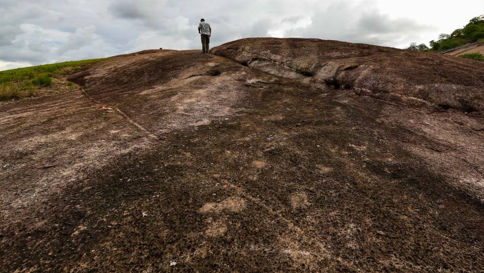 En las planicies de la Orinoquia se encuentran algunas de las formaciones geológicas de estas rocas Foto: Manuel Saldarriaga Quintero.
