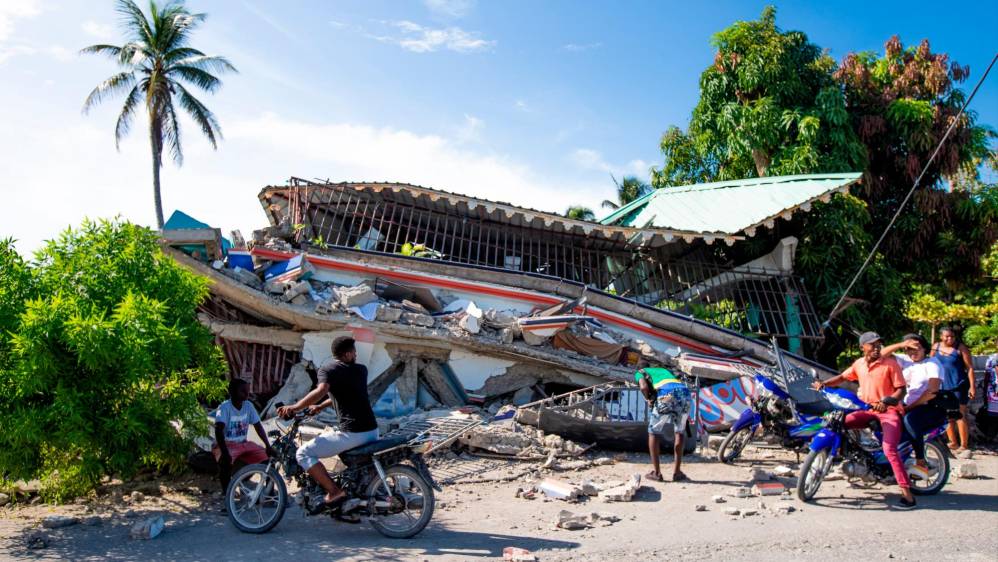 Las autoridades locales reportaron daños en las construcciones de las ciudades de Jérémie y Les Cayes, además de la capital, Puerto Príncipe. Foto: EFE