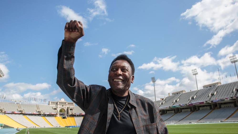 Su nombre era Edson Arantes do Nascimento, pero el fútbol lo convirtió en su “rey” y la historia lo recordará con un diminutivo universal: Pelé. Foto Getty