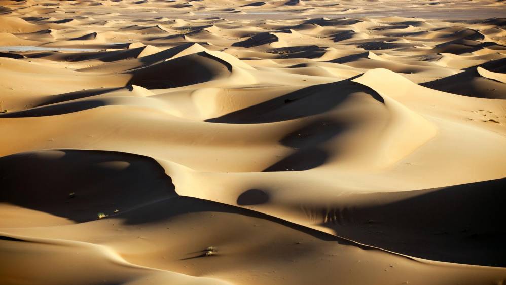 Especiales las figuras y sombras que forman las dunas, creadas por la luz del sol. Foto: GETTY