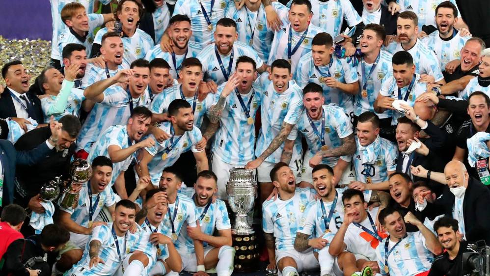 Pasaron 28 años para que el conjunto argentino volviera a ganar una Copa América. Foto: EFE