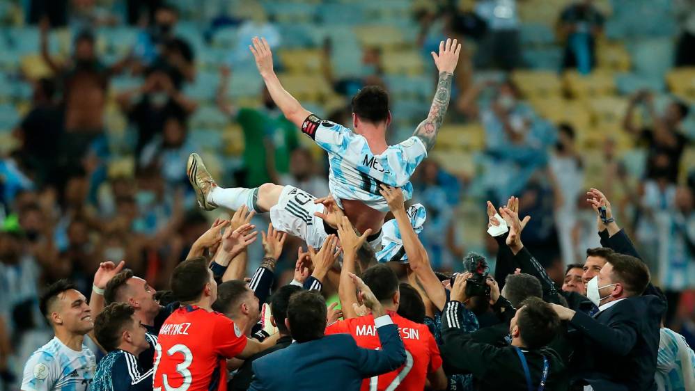 Sueño cumplido de Lionel Messi: por fin ser campeón con la selección de Argentina. Foto: GettyImages